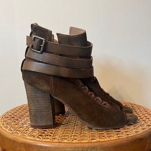 Diba True Boho Peep Toe Heels - Size 8